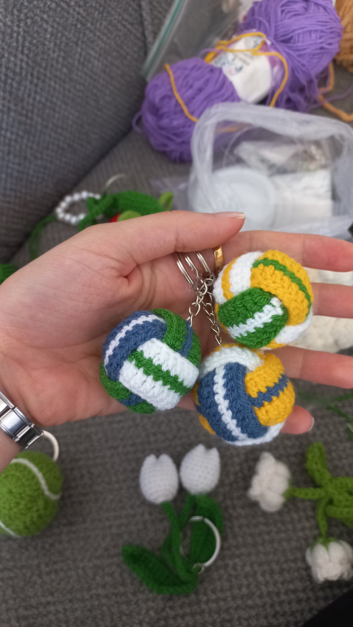 volleyball keychain 🏐